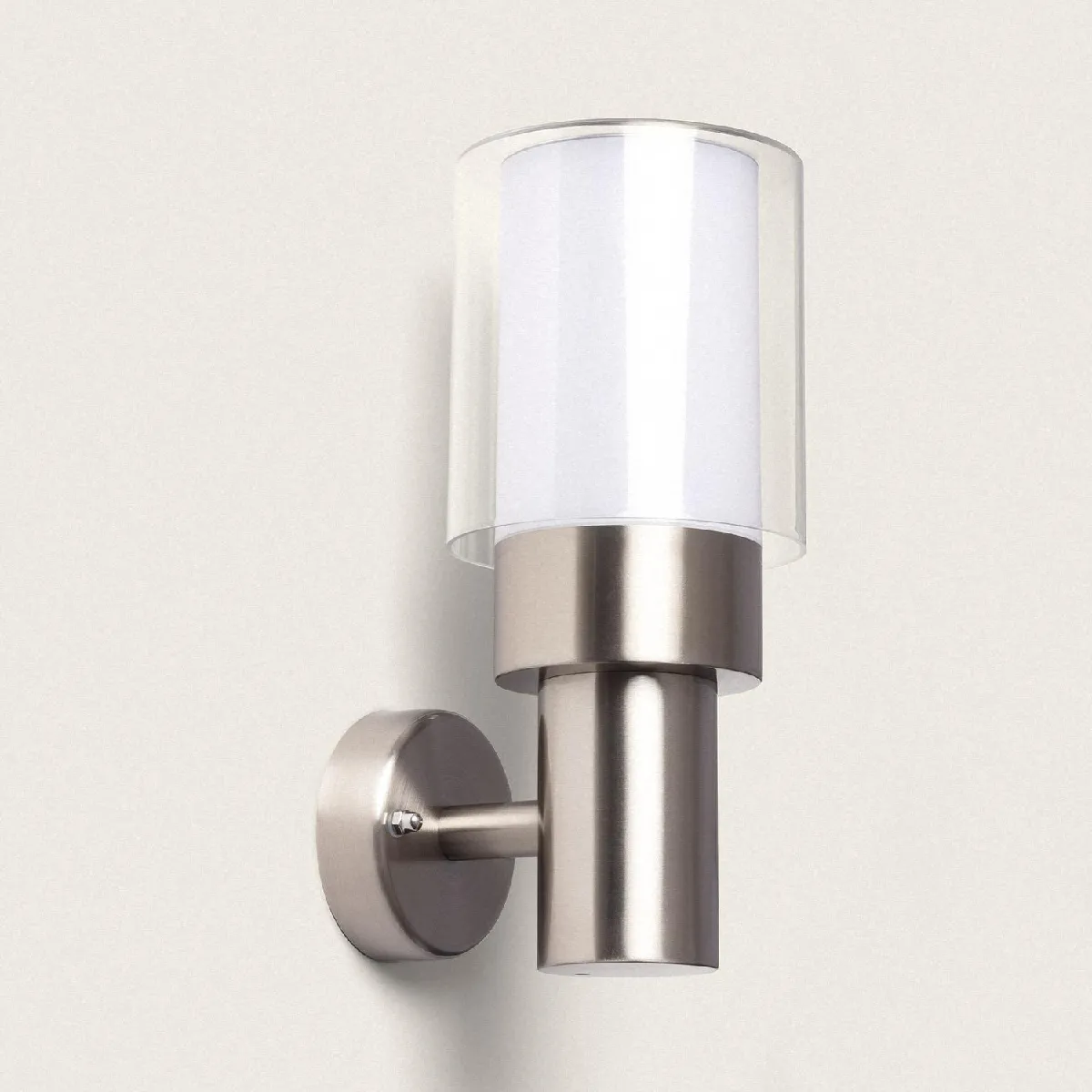 Ledkia Lampe murale extérieure Martin - Gris Ledkia Lampe murale extérieure Martin - Gris