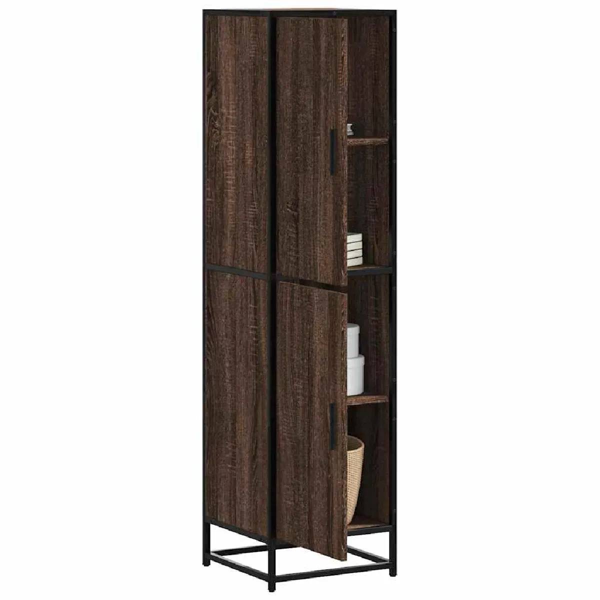 Vidaxl Marron Buffet Haut - Chêne
