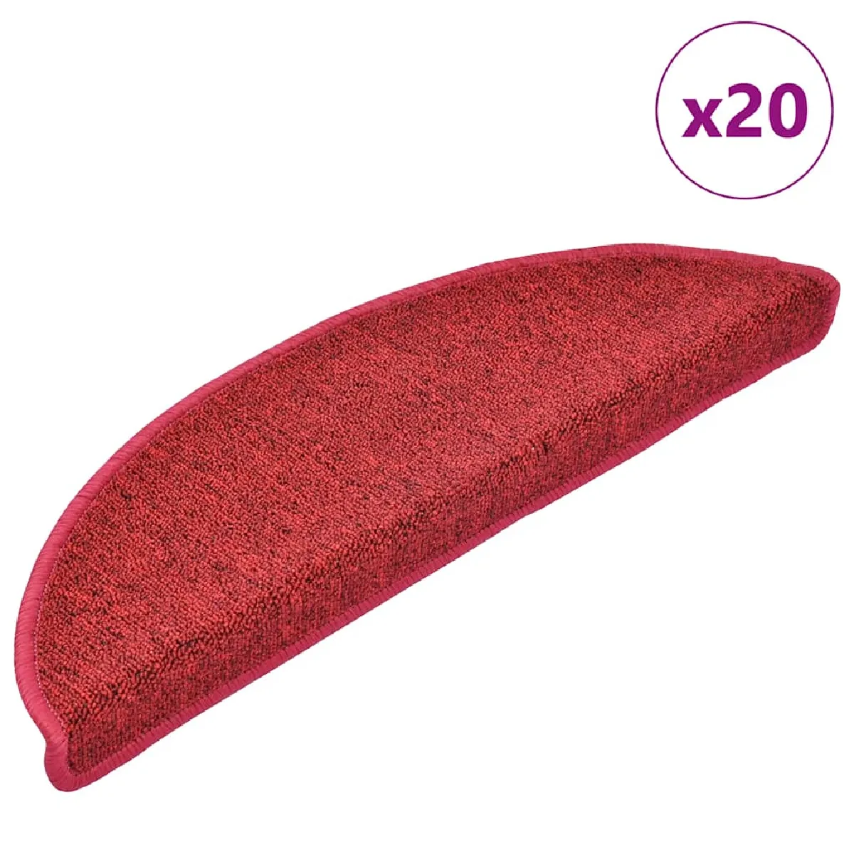 vidaXL Tapis d'escalier 20 pcs - vue 7