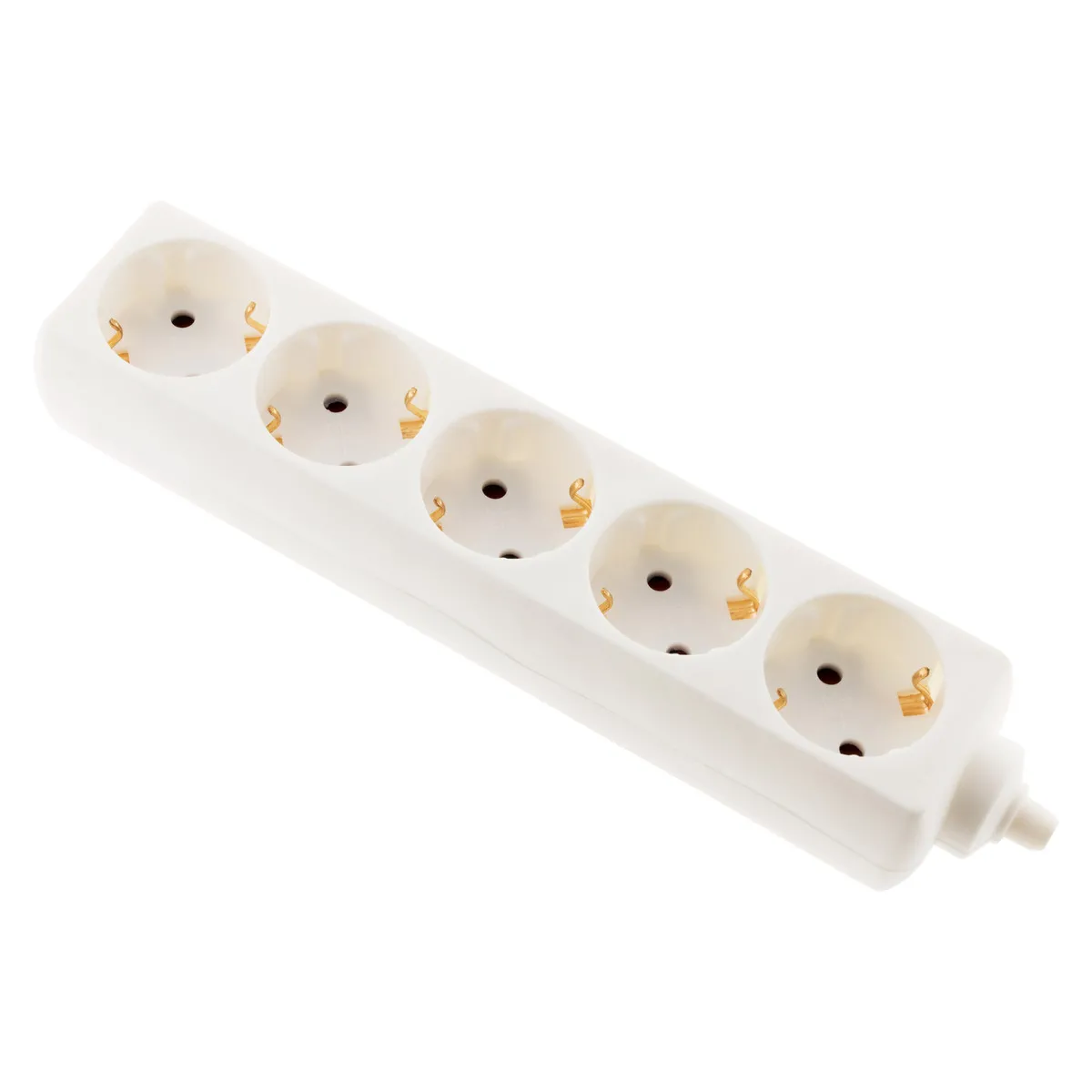 Zenitech Multiprise 5 prises Schuko 16A sans câble blanc - Image 3