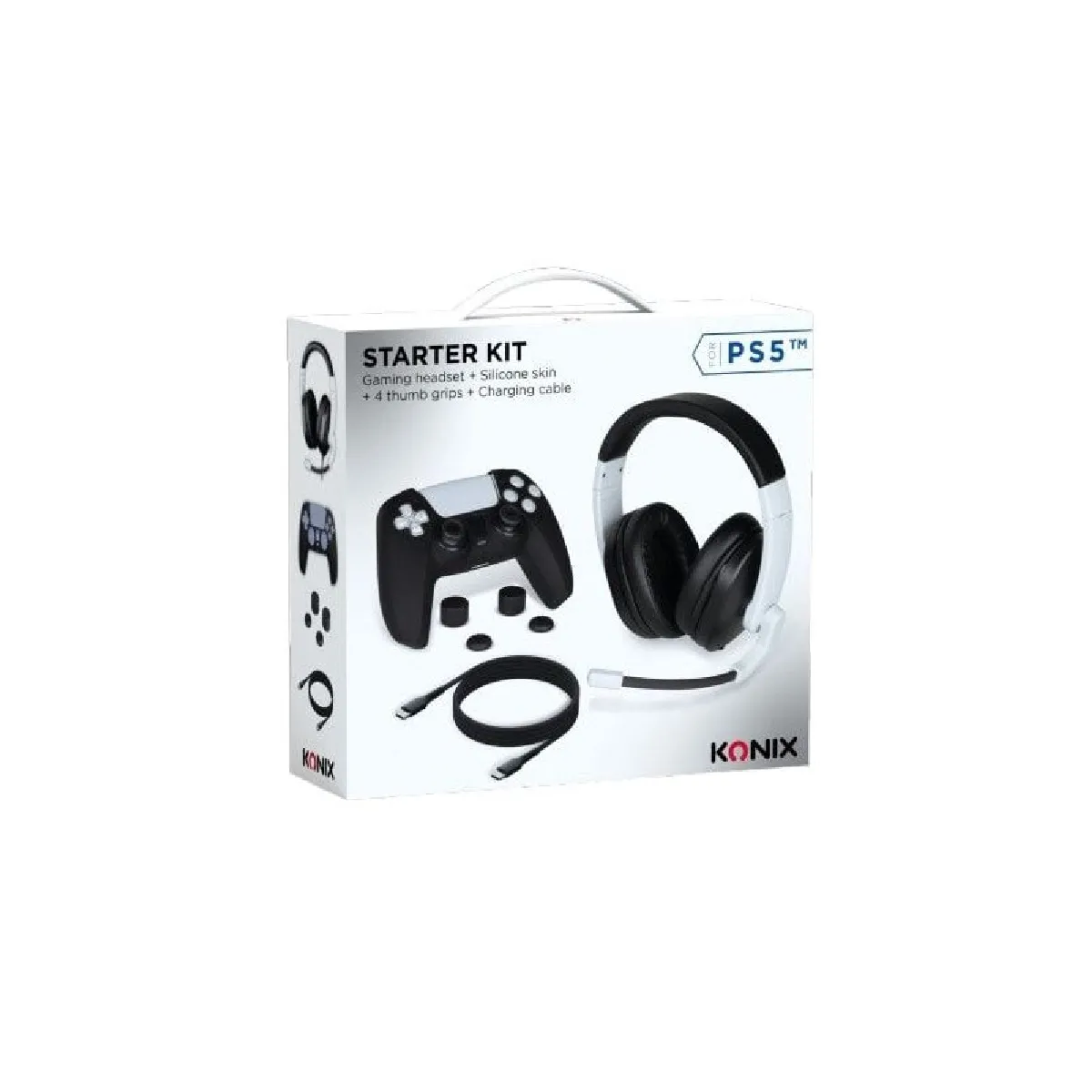 Konix Noir/Blanc Micro-Casque Gamer Mythics - Et