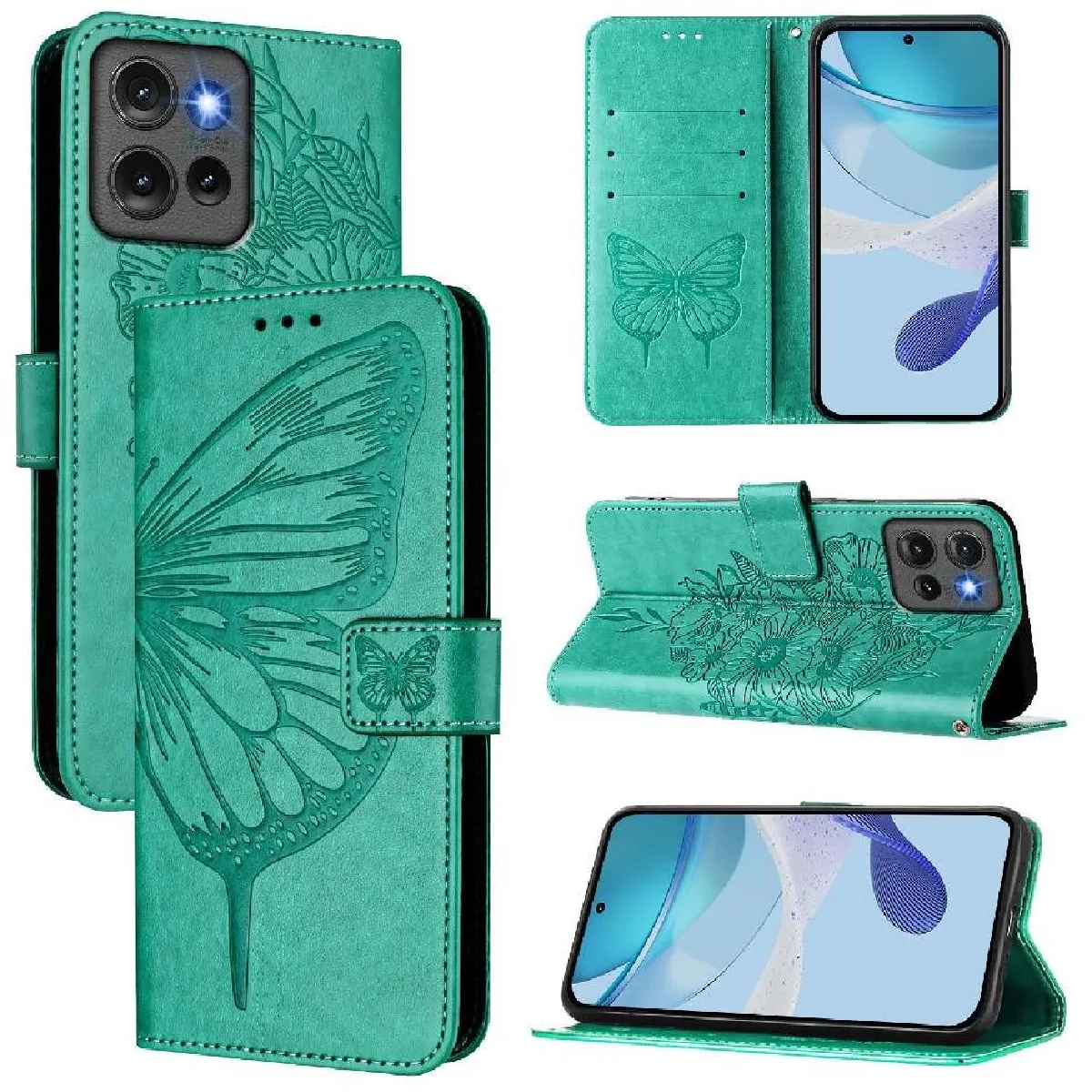 GENERIQUE - Coque OPPO A60 5G - Étui Portefeuille - Cuir - Image 2