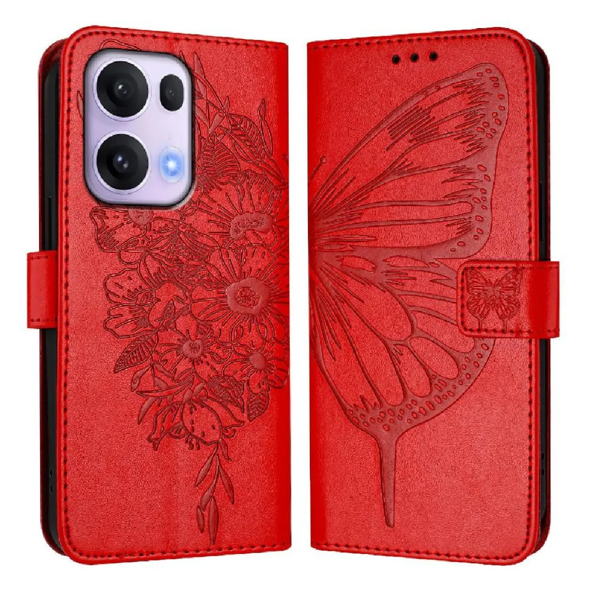 Générique Étui Portefeuille Oppo Reno 13 Pro