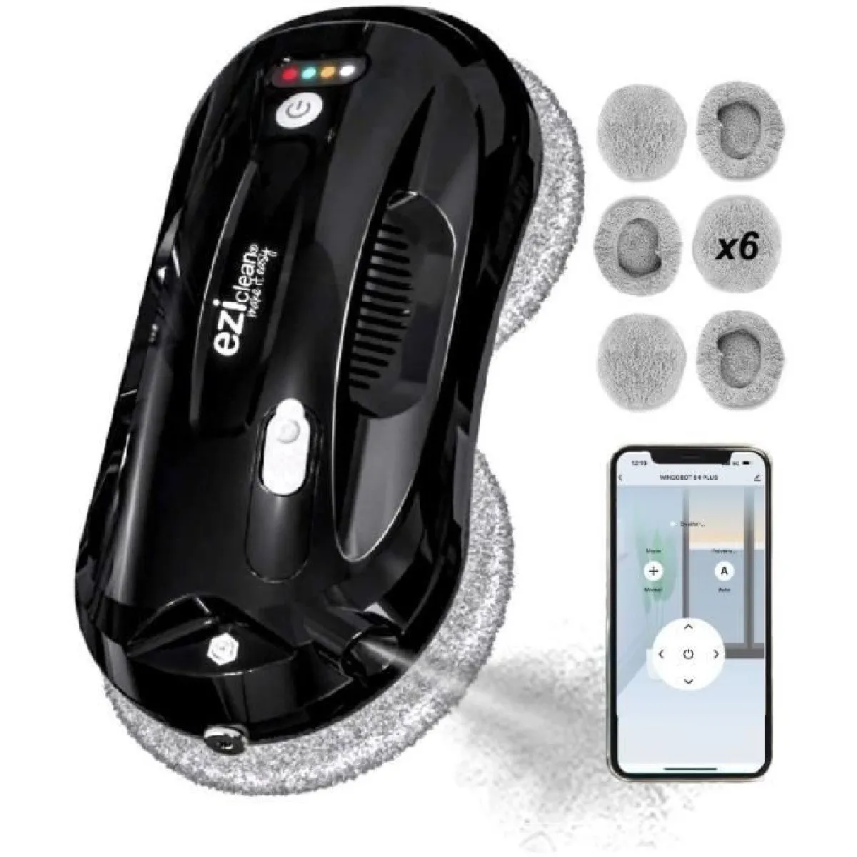 EZICLEAN  Windobot S4 Plus - Noir