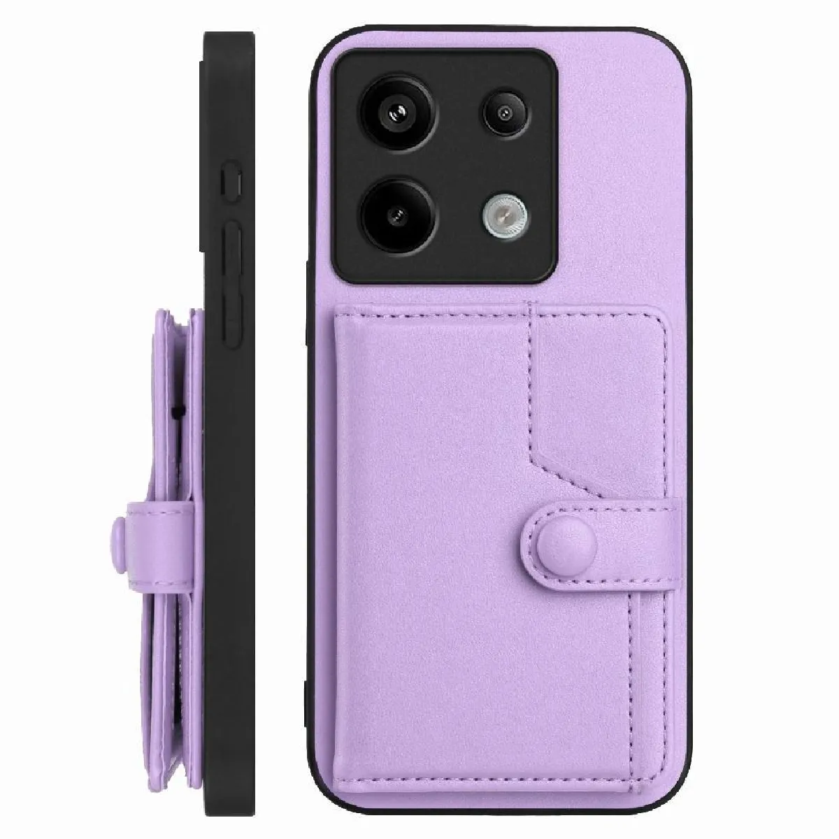 Générique Violet Coque Portefeuille Avec Support Xiaomi Poco X6