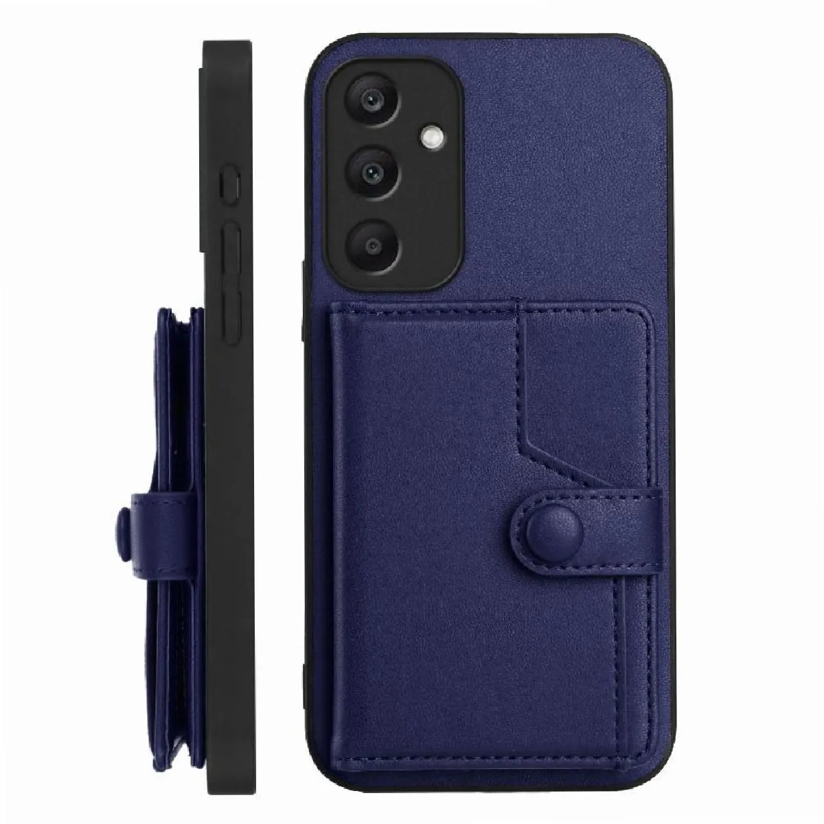 Générique Bleu Étui Portefeuille Avec Support Samsung Galaxy A25
