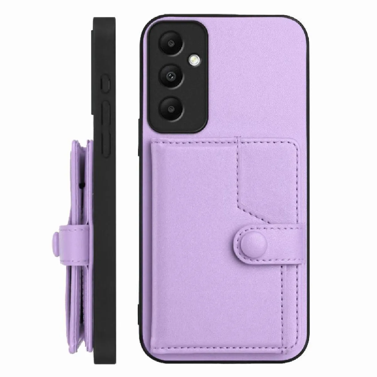 Générique Violet Coque Portefeuille En Similicuir Samsung Galaxy A06
