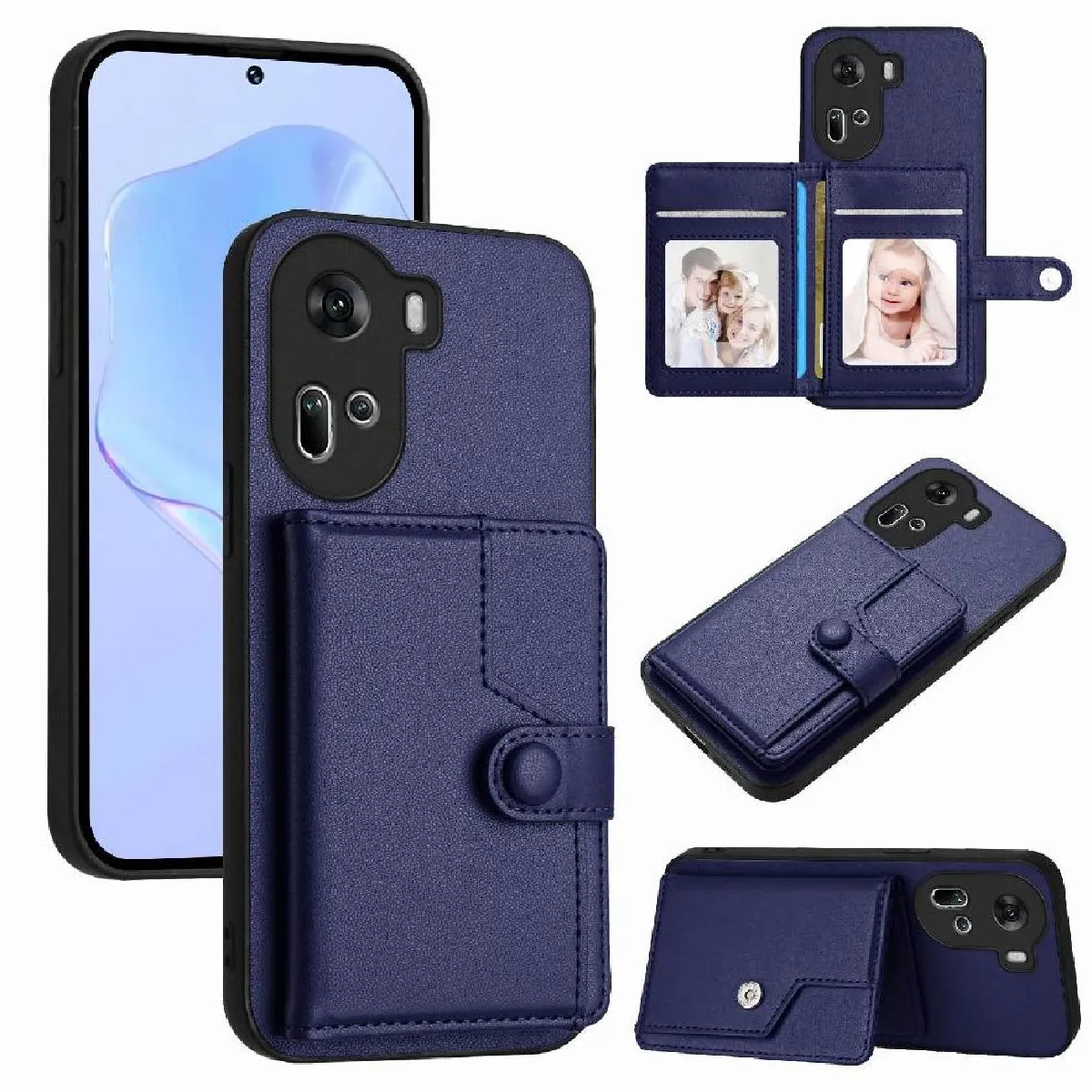 Générique Bleu Coque Smartphone Oppo Reno 11