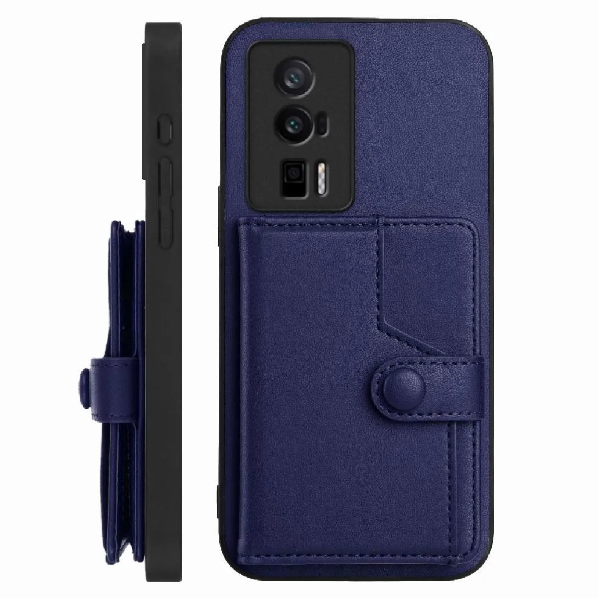 Générique Bleu Coque Portefeuille Xiaomi Redmi K60 Pro