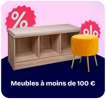 Meubles à moins de 100 €