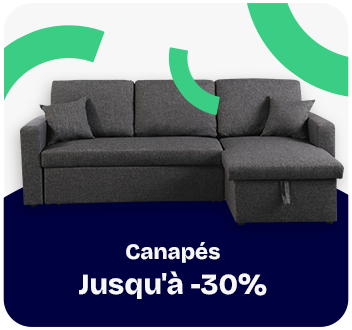 Canapés - Jusqu'à -30%