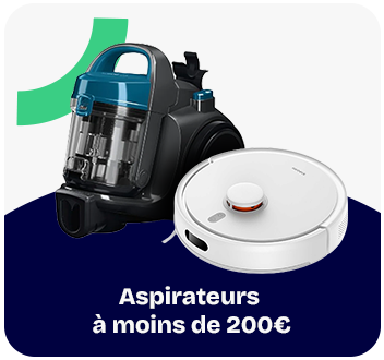 Nettoyez, Organisez, Changez : Aspirateurs moins de 200€