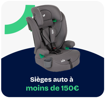 Sièges auto à moins de 150 €