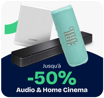 Jusqu'à -50% Audio & Home Cinéma
