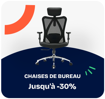 Chaises de bureau - Rentrée - Jusqu'à -30%