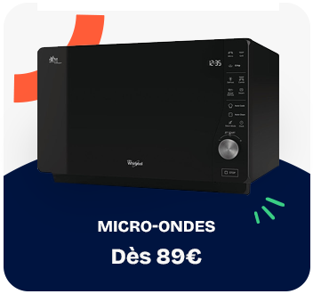 Micro-ondes dès 89 € - Rentrée