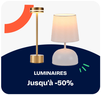 Luminaires - Jusqu'à -50%