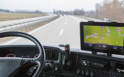 GPS dans un camion