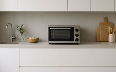 mini four électrique dans une cuisine