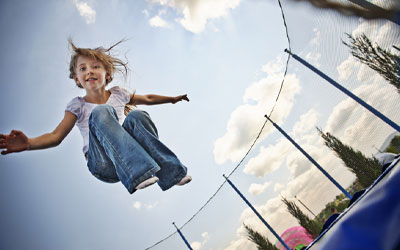 trampoline d'extérieur