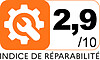 Indice de réparabilité : 2.9/10