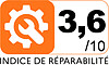 Indice de réparabilité : 3.6/10