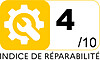 Indice de réparabilité : 4/10