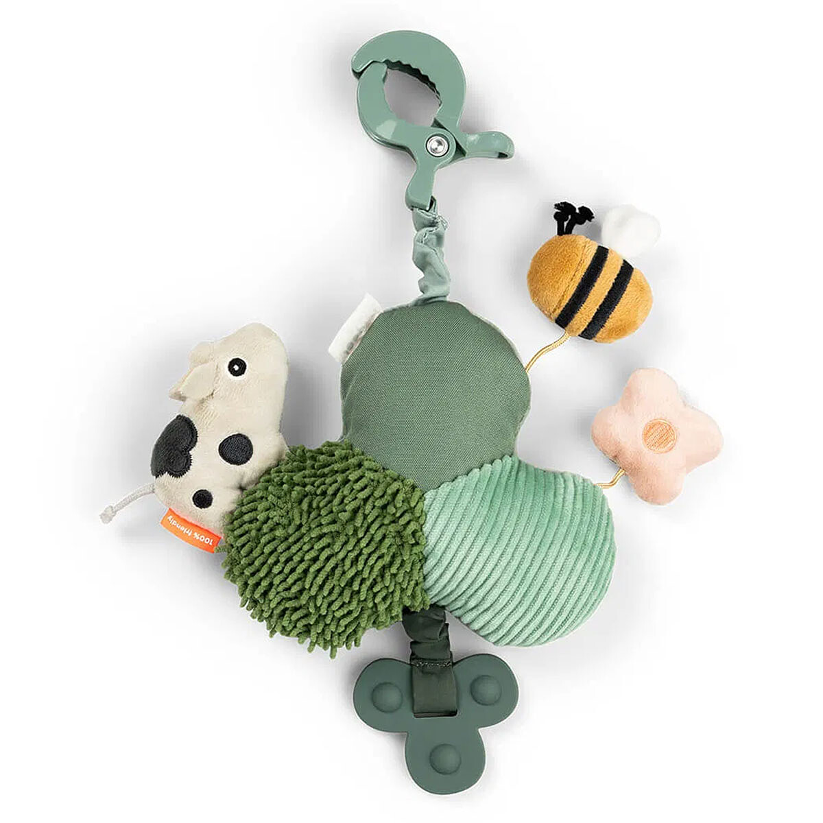 Done By Deer Miroir Sensoriel Pliable – Tiny Farm – Dès La Naissance – Stimulation Visuelle Et Tactile – Tummy Time – Multicolore