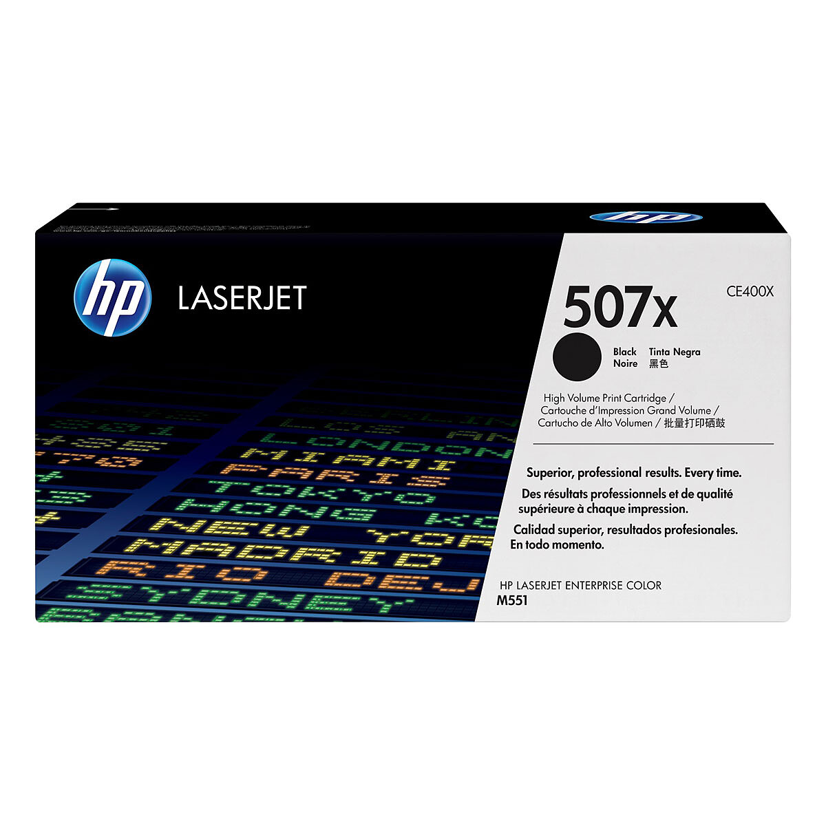HP 507X (CE400X) – Noir