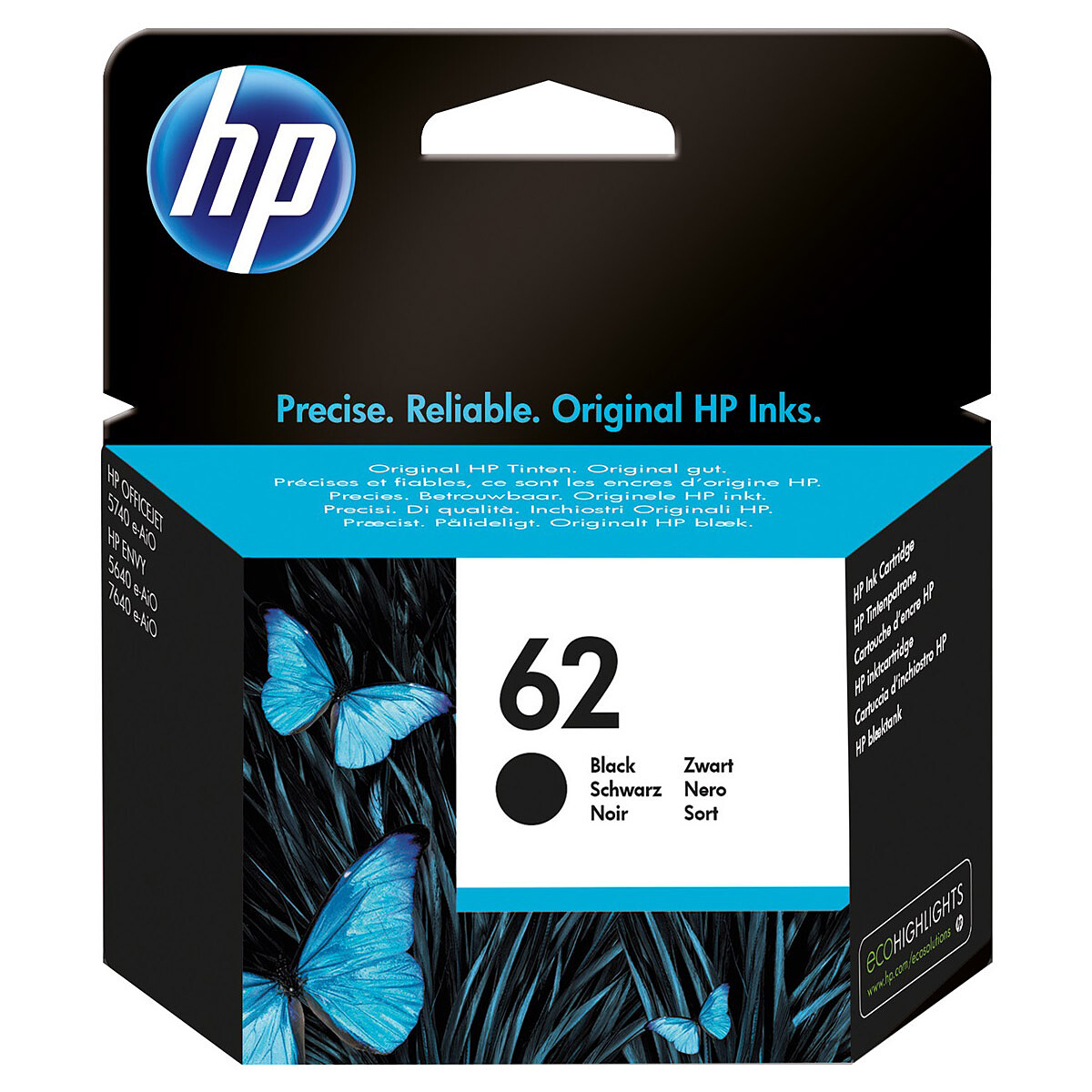 HP 62 (C2P04AE) - Noir