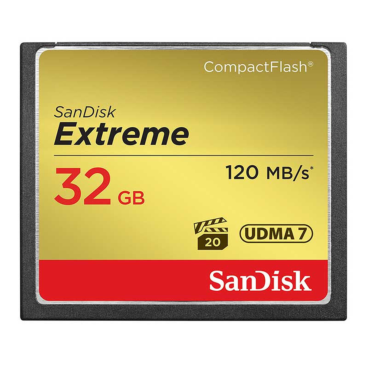 SanDisk Carte mémoire Extreme CompactFlash 32 Go