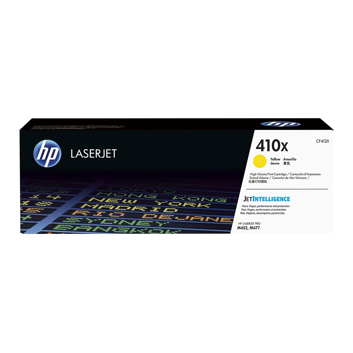 HP 410X (CF412X) – Jaune