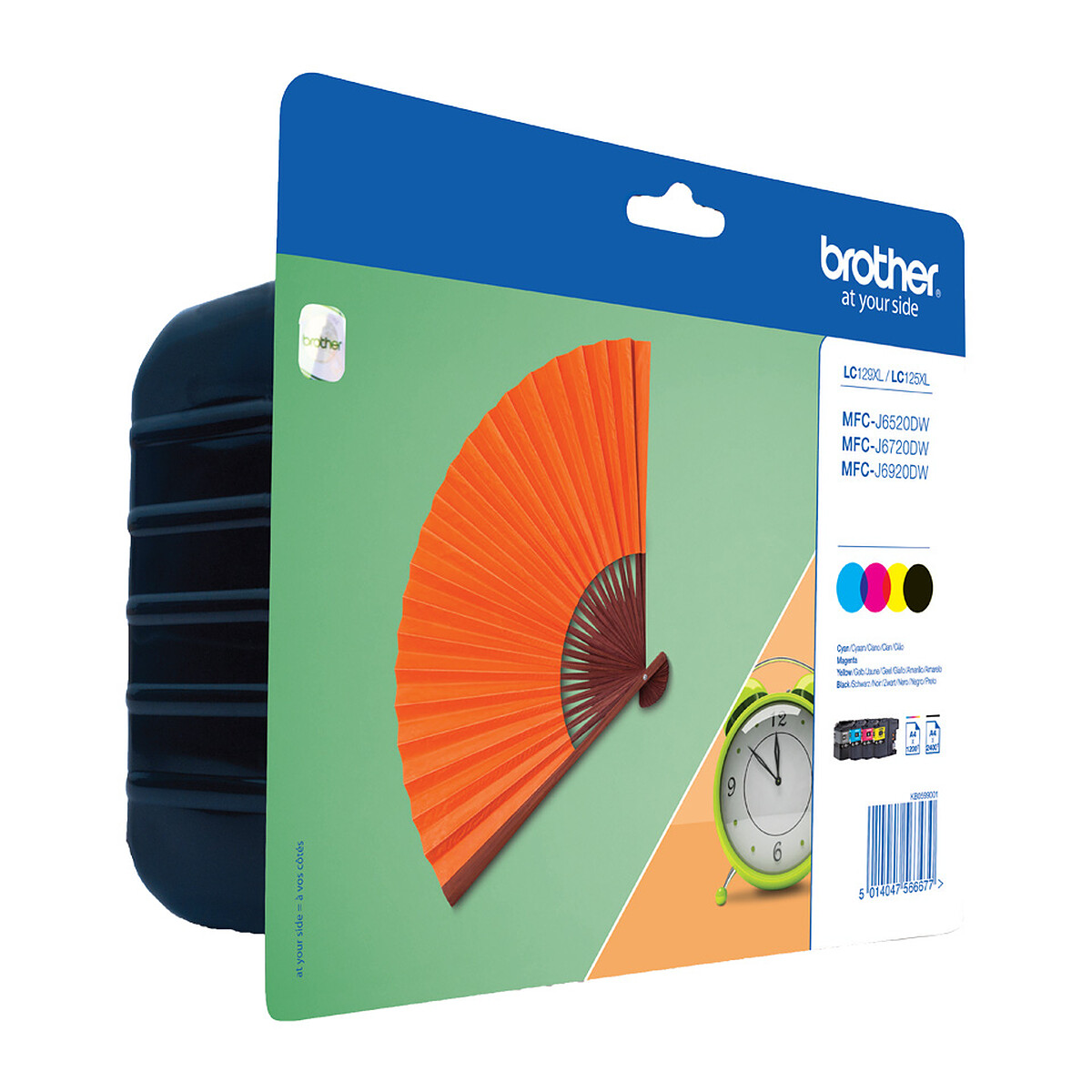 Brother LC129XLVALBP (Noir, Cyan, Magenta, Jaune)