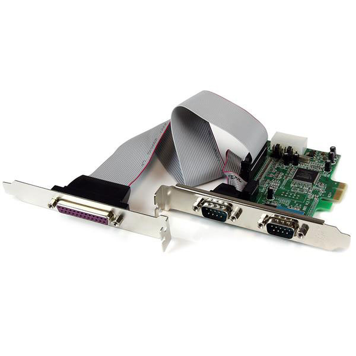 StarTech.com Carte PCI Express avec 2 ports série RS232 et 1 port parallèle
