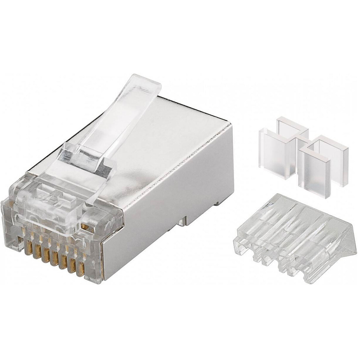 Goobay Connecteurs RJ45 catégorie 6A STP (par 10) - Goobay