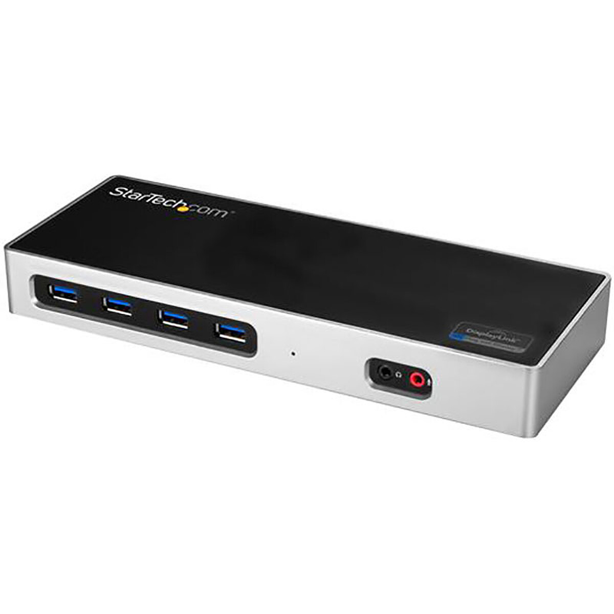 Station d'accueil USB Type-C 3.0 (DisplayPort 4K, HDMI 4K, GbE, USB 3.0, Mini-jack 3.5 mm)