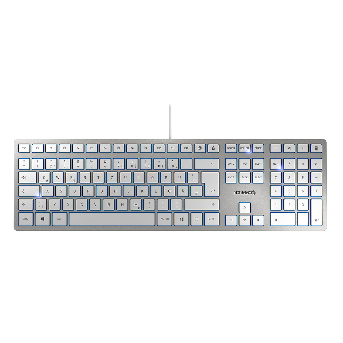 CHERRY KC 6000 SLIM Clavier filaire USB AZERTY FR Neuf - vue 5
