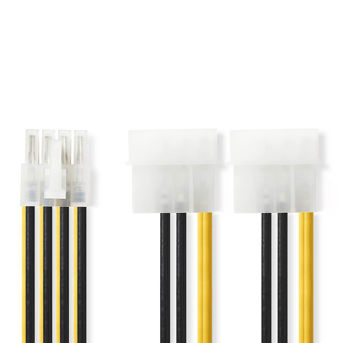 NEDIS C&acirc;ble d'alimentation interne  CCGP74400VA015 Noir / Jaune