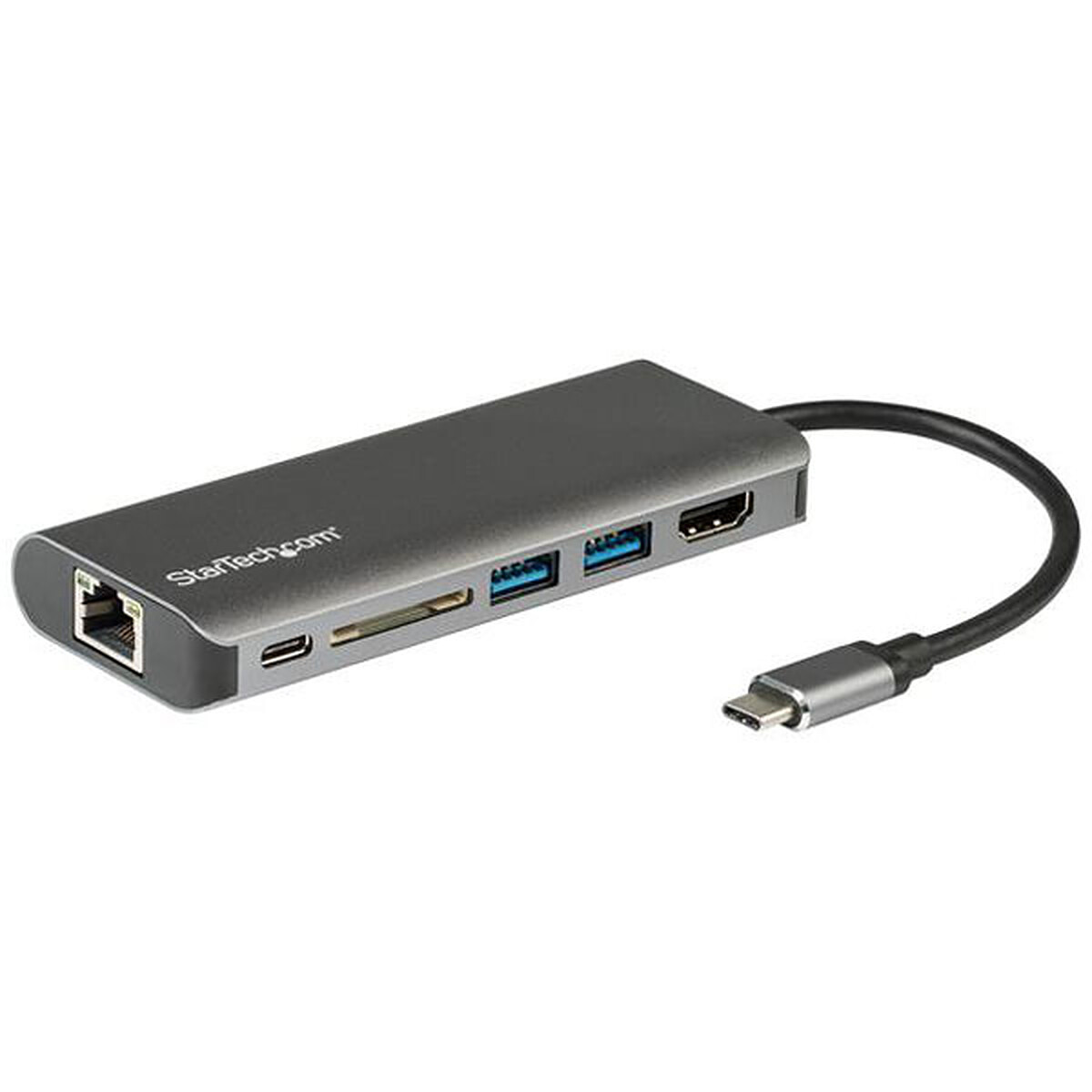 Station d'accueil USB Type-C 3.0 (HDMI, Ethernet, USB-A 3.0, USB-C 3.0, SD Card) avec Power Delivery