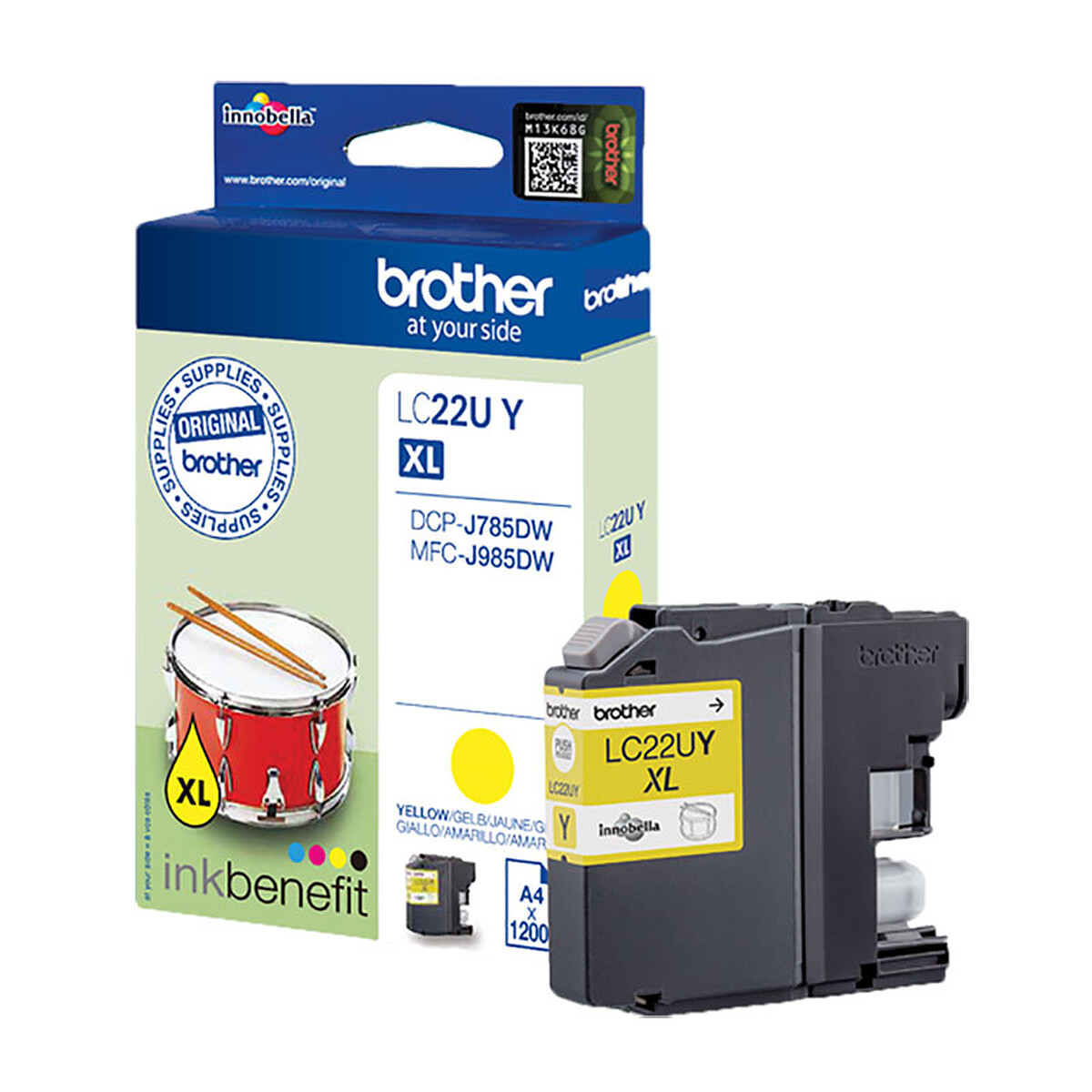 Brother LC22UY (Jaune)