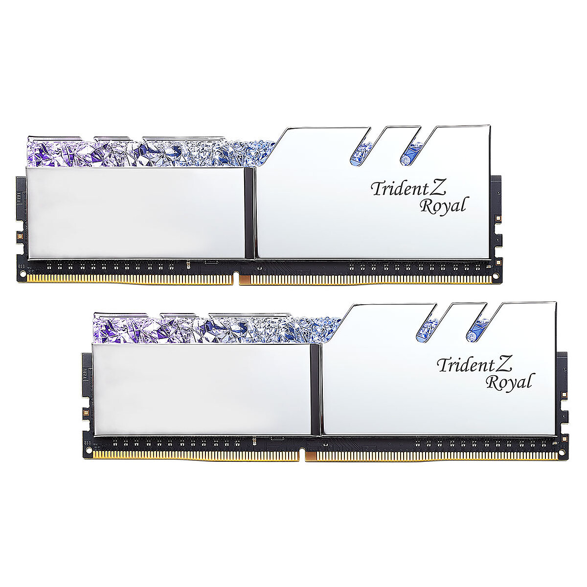 G.Skill Trident Z Royal 16 Go (2 x 8 Go) DDR4 3600 MHz CL16 – Argent