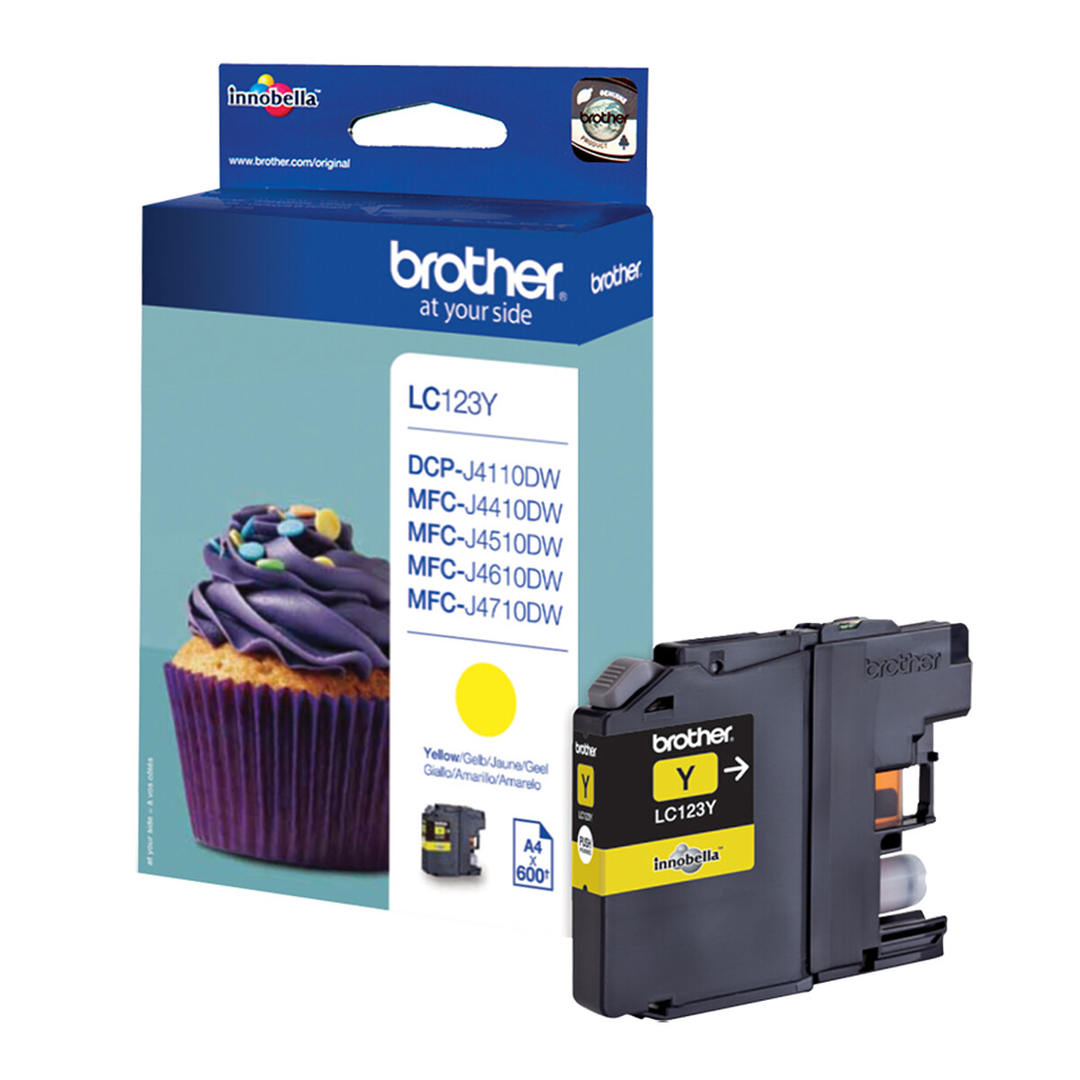 Brother LC123Y (Jaune)