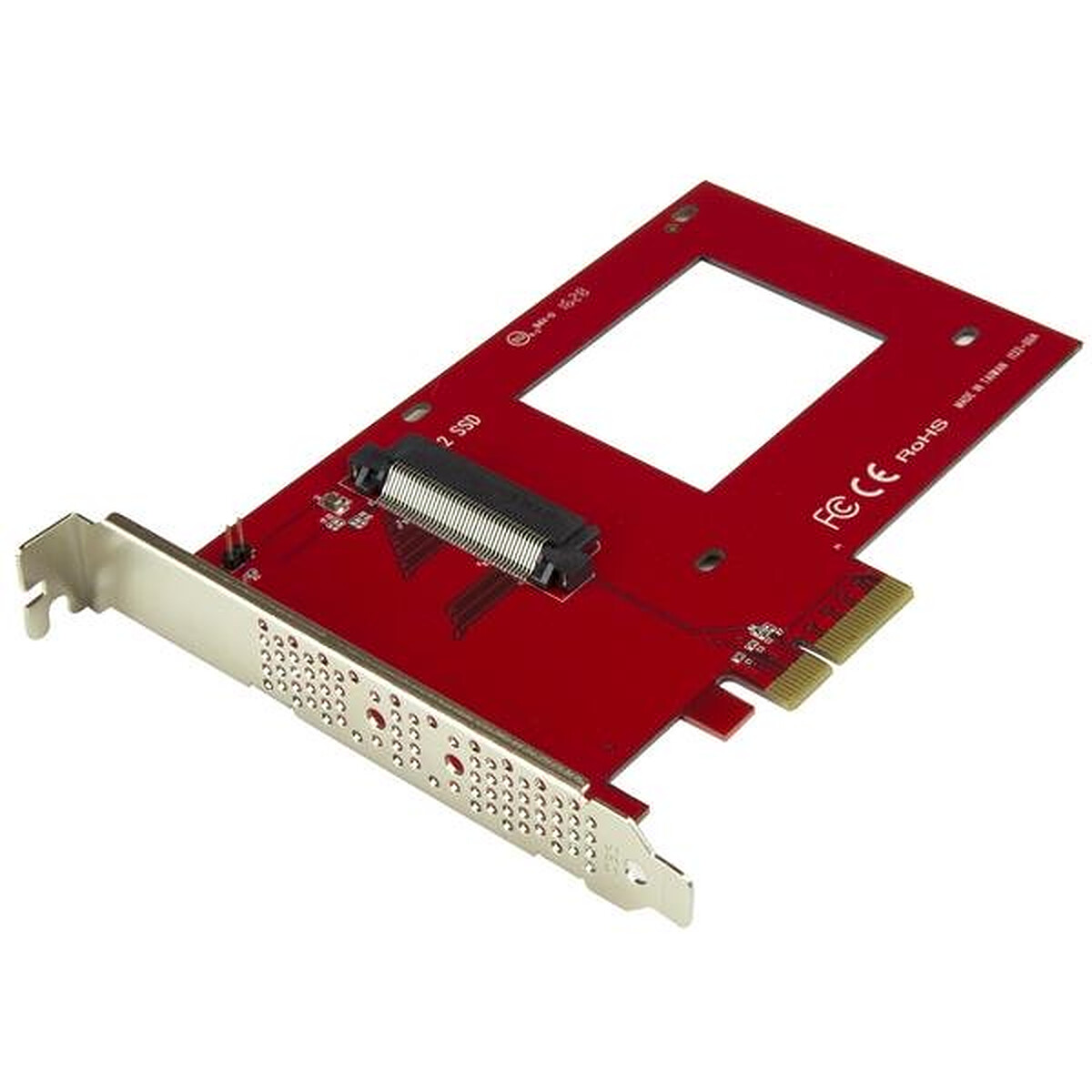 StarTech.com Carte contrôleur U.2 vers PCIe pour SSD U.2 NVMe – SFF-8639 – PCI Express 3.0 x4