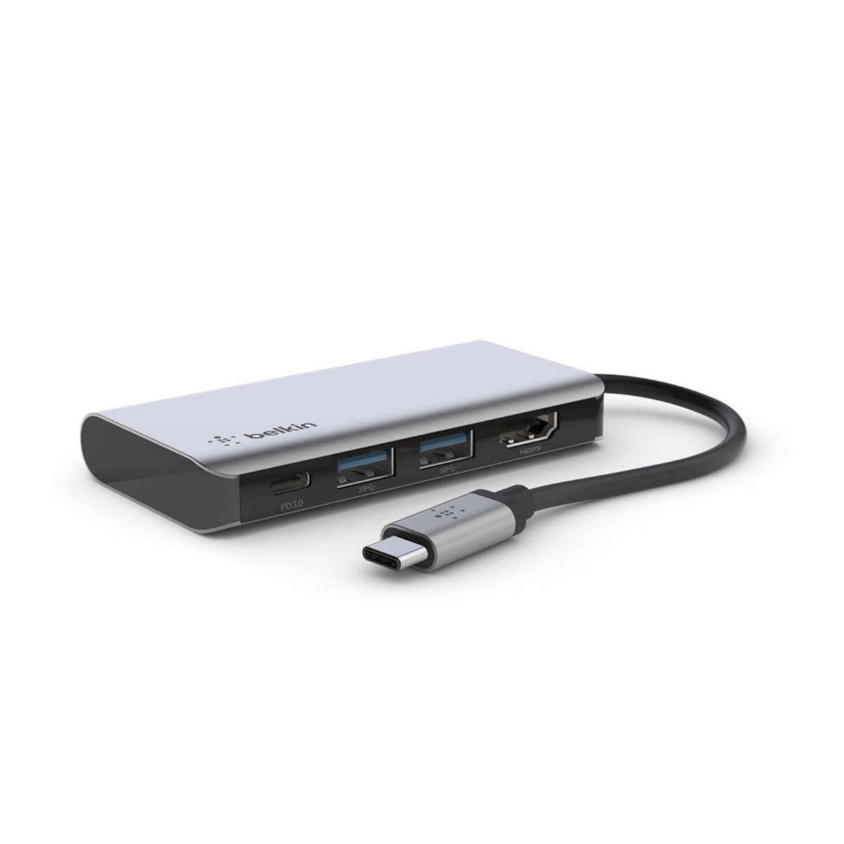 Station d'accueil USB-C avec 1 port HDMI 1.4, 2 ports USB 3.0 et 1 port USB-C avec Power Delivery 100W Pass-Through