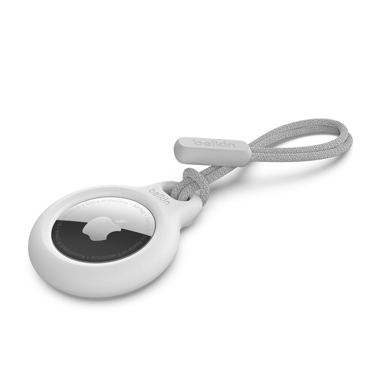 Belkin Support sécurisé pour Airtag avec cordon (Blanc)