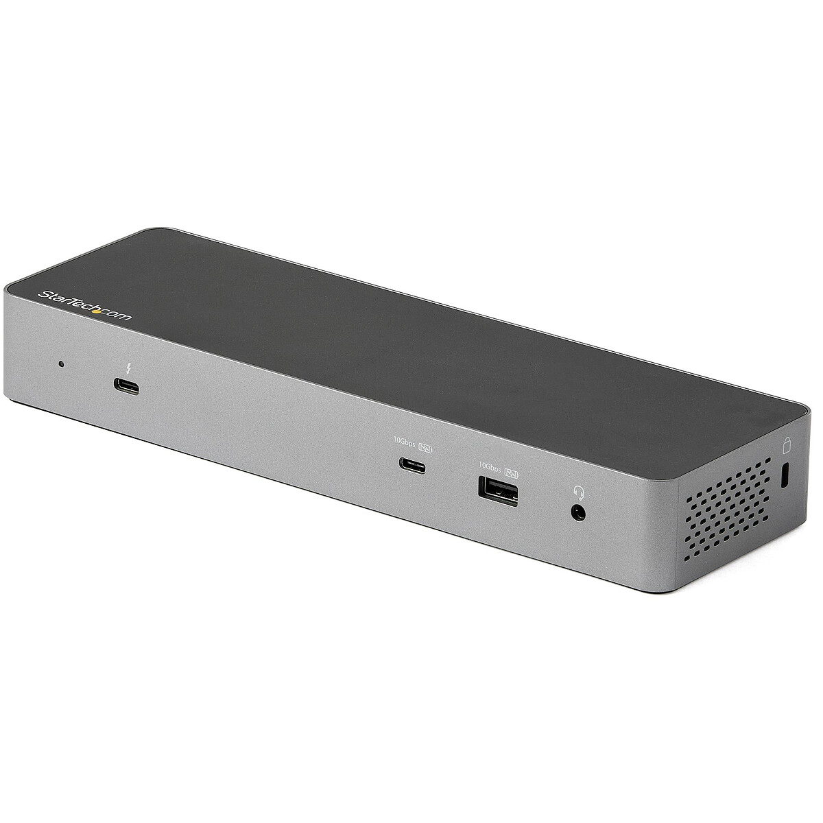 Station d'accueil Thunderbolt 3 double écrans 4 K, USB 3.1, 1 port Gigabit Ethernet, Mini-jack 3.5 mm avec Power Delivery 96 W