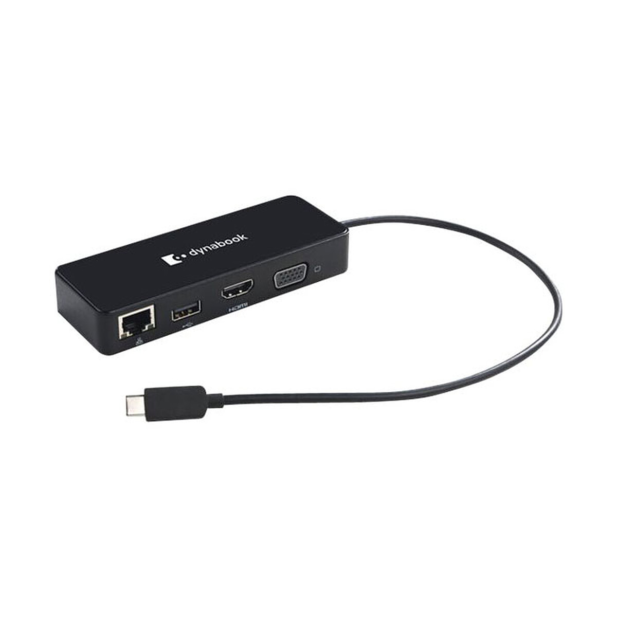 Station d'accueil pour PC Portable sur port USB-C avec ports LAN/VGA/HDMI/USB 3.0