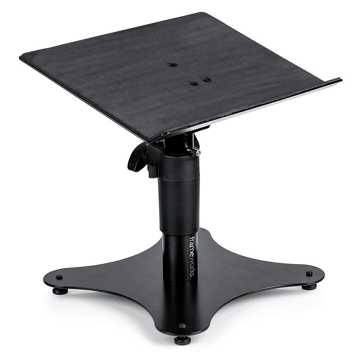 Support de table en acier avec plateau et hauteur réglable pour ordinateur portable