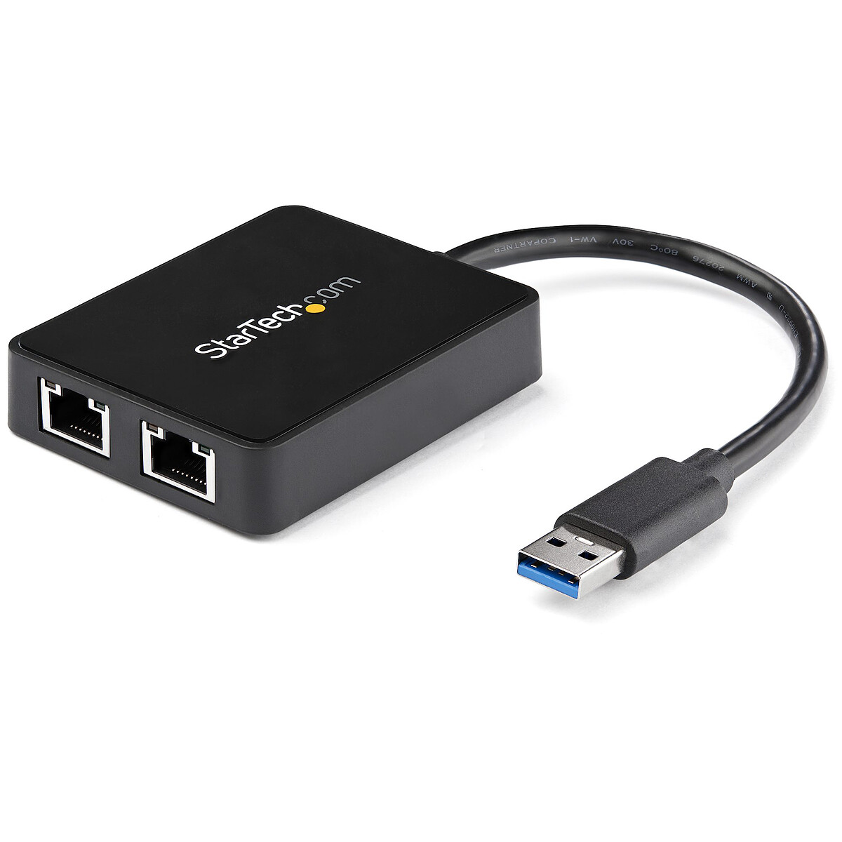 StarTech.com Adaptateur réseau USB 3.0 vers 2 ports Gigabit Ethernet 10/100/1000 Mbps - Startech Com