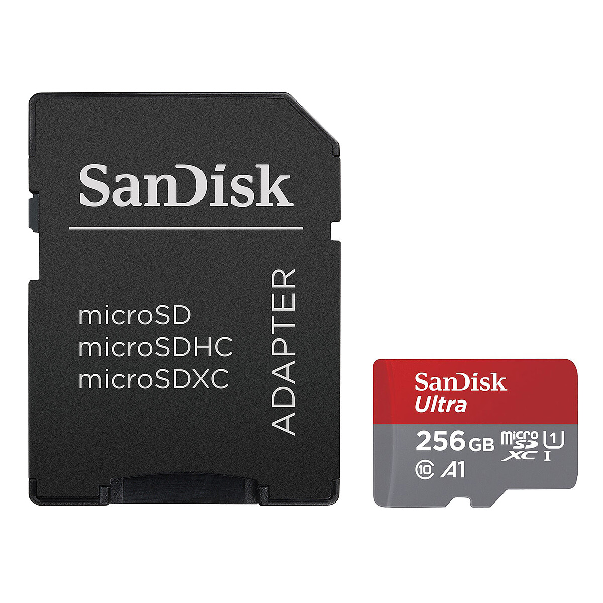 SanDisk Ultra Chromebook microSD UHS-I U1 256 Go + Adaptateur